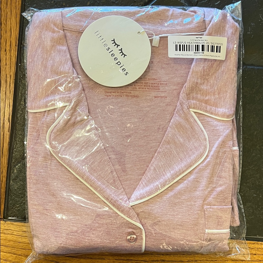 Little Sleepies Heather Mauve Pajama Set